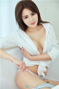 妩媚女神研依 性感衬衫黑色内衣青豆客性感内衣诱惑 研依女神私房照